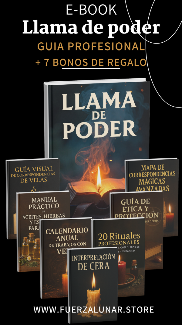 Llama de Poder:Guía Profesional para Dominar el Arte de Trabajar con Velas y Transformar Resultados